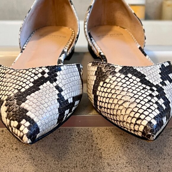 Gravitypope Woman's Convertible Snakeskin Flats Size 9 (40) - Picture 3 of 14